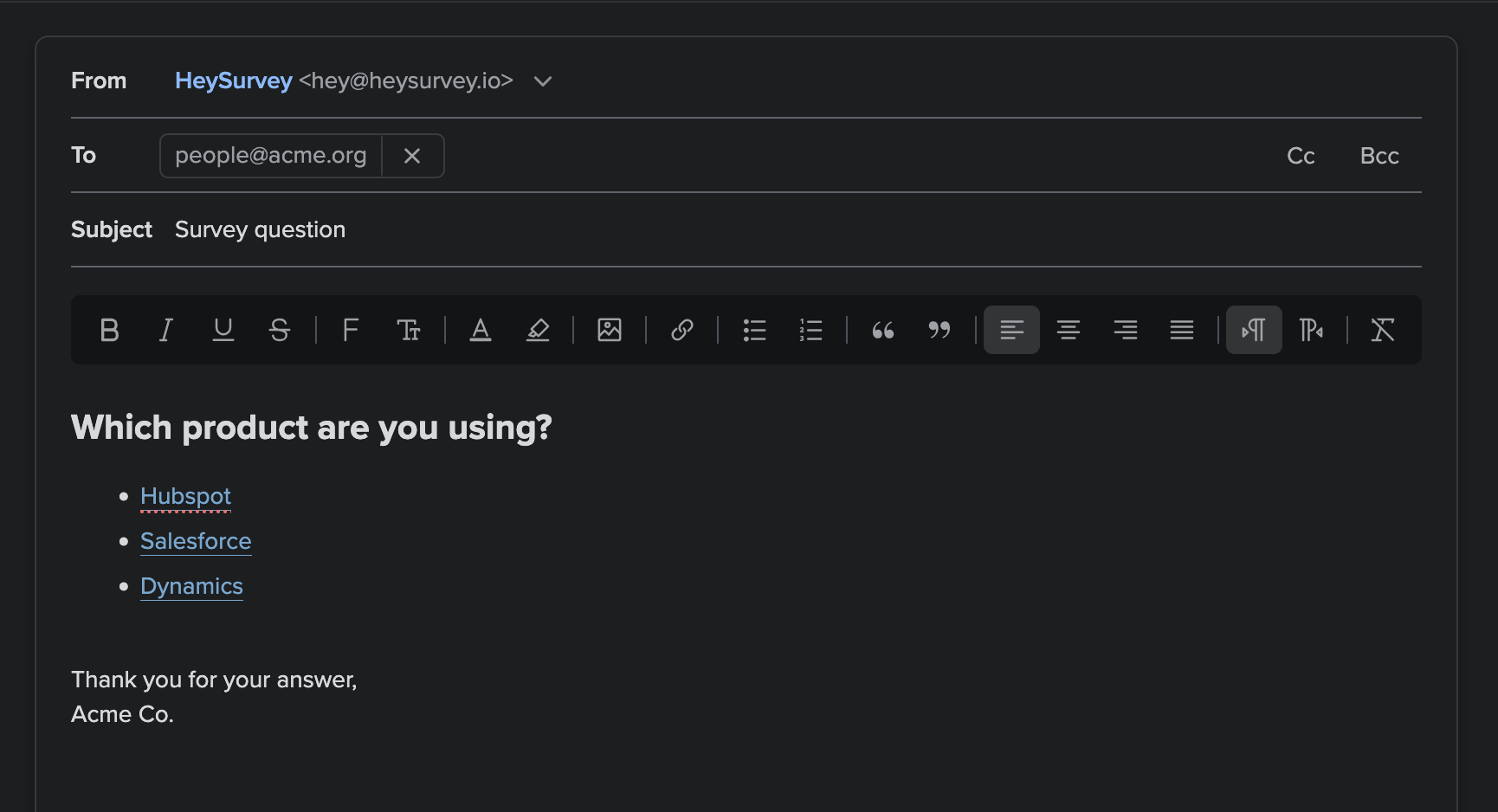 Example image for family survey questions