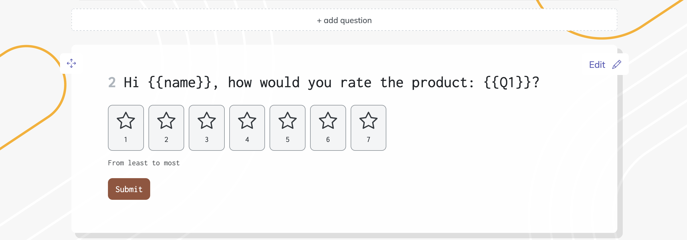 Example image for ratio scales survey questions examples