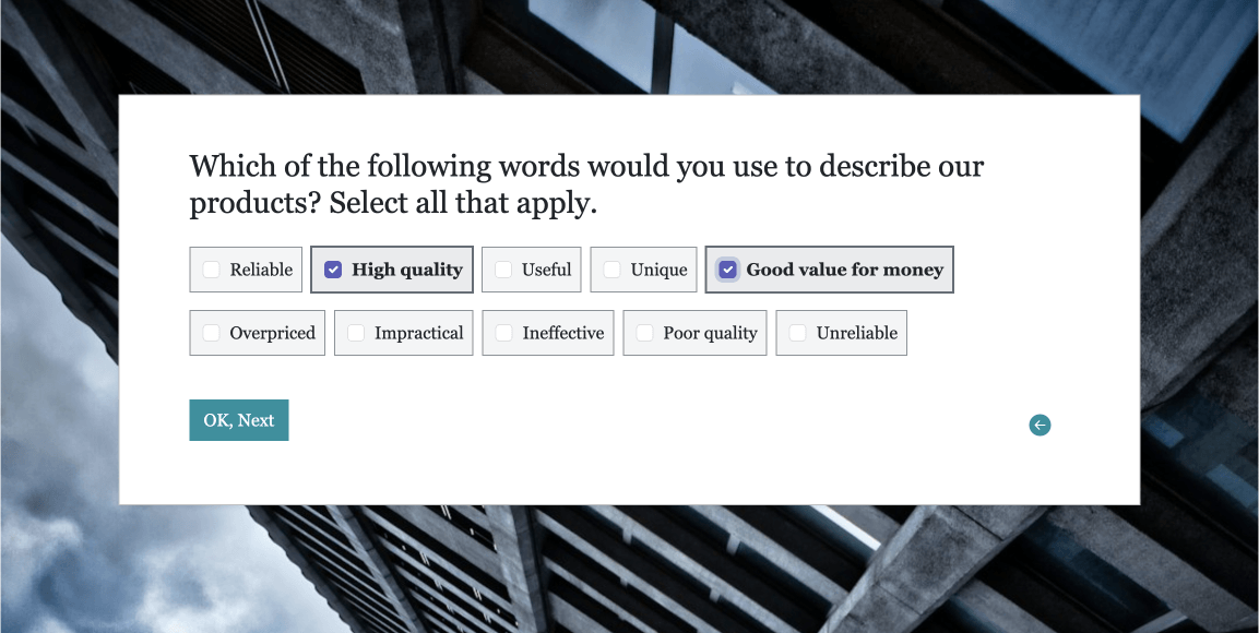 Customer feedback template preview